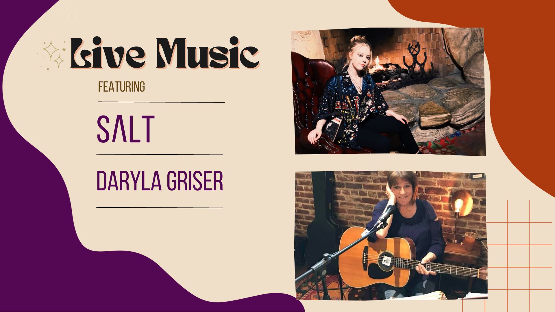 Live Music featuring SVLT, Daryla Griser