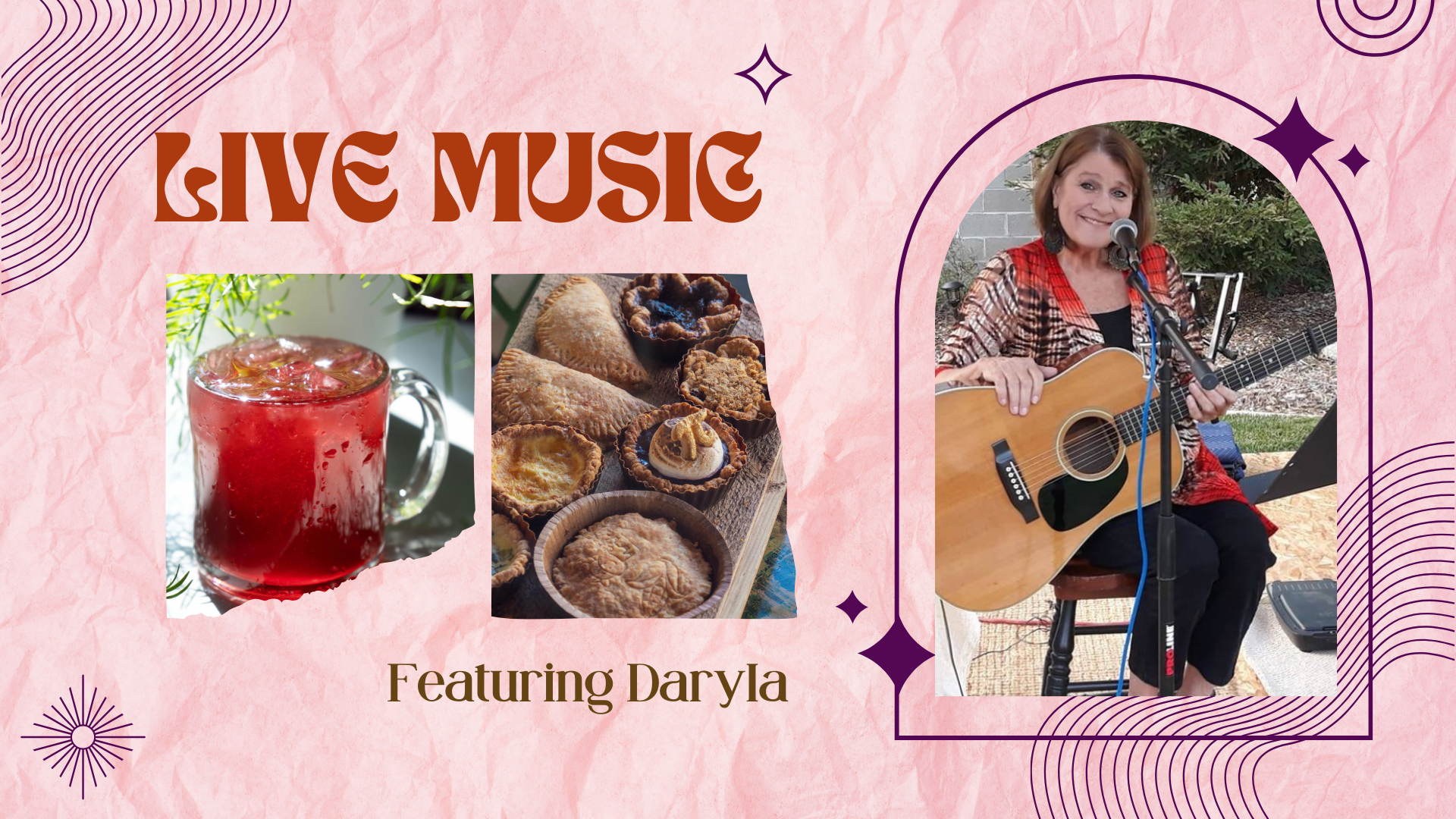 Live music featuring Daryla