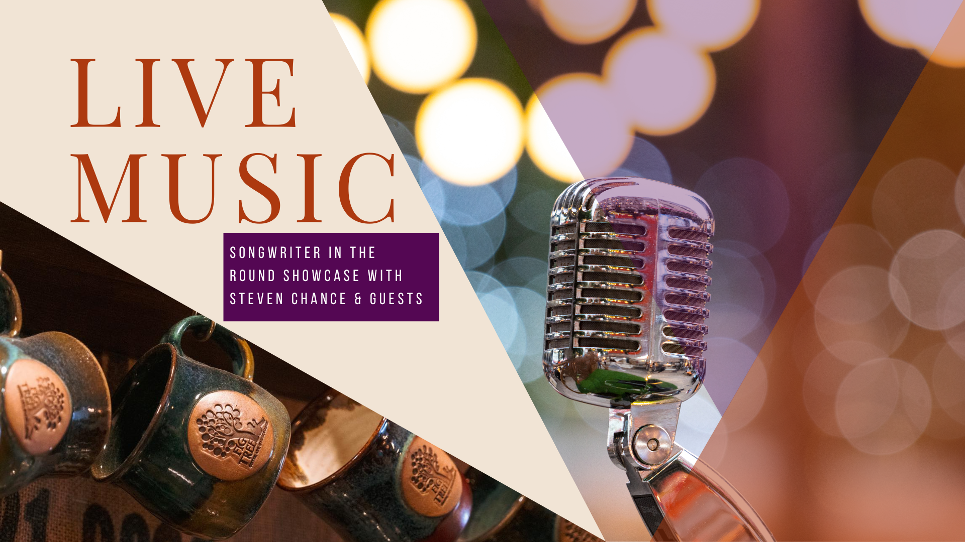 Live music featuring Songwriter in the Round Showcase with Steven Chance & guests