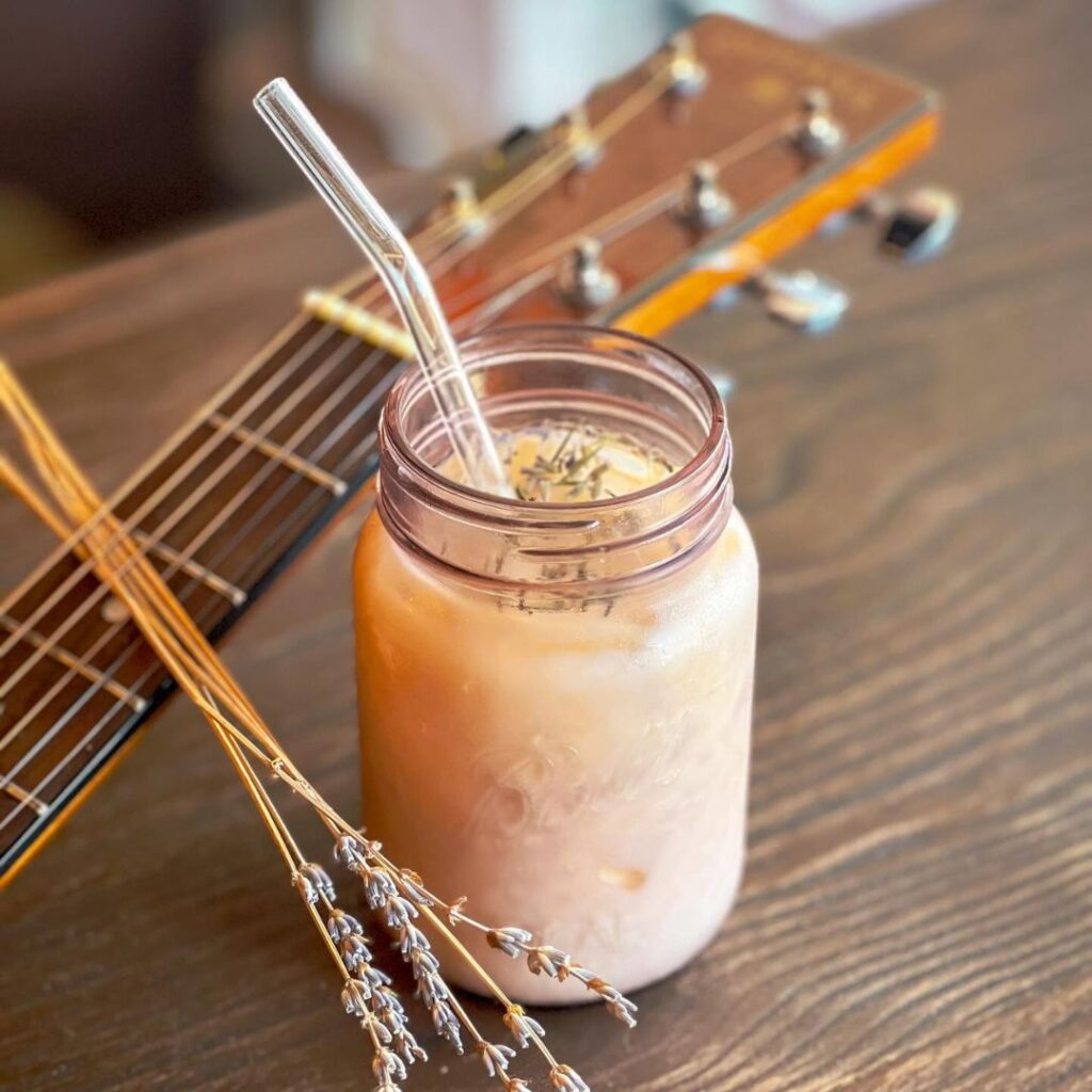 Iced lavender London Fog