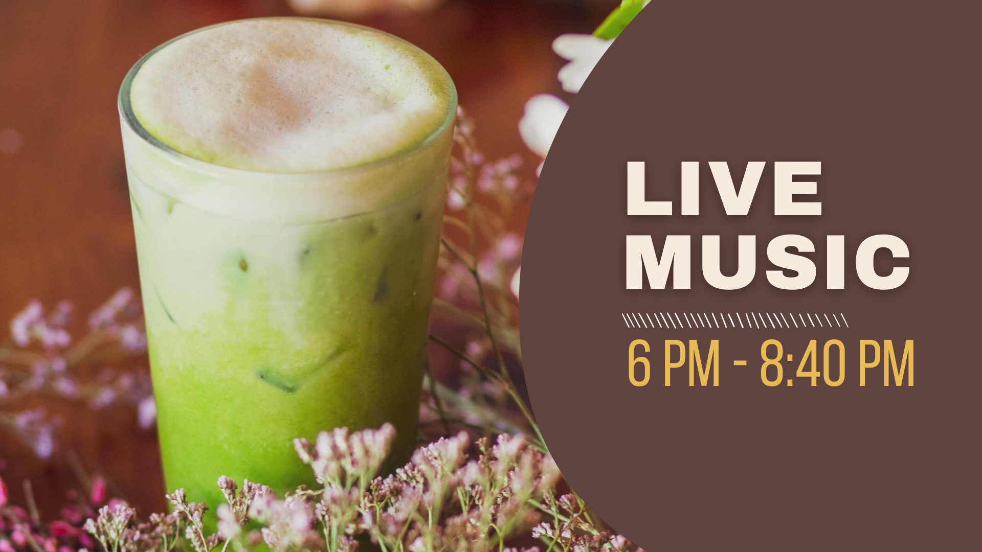 Live Music, 6 pm - 8:40 pm
