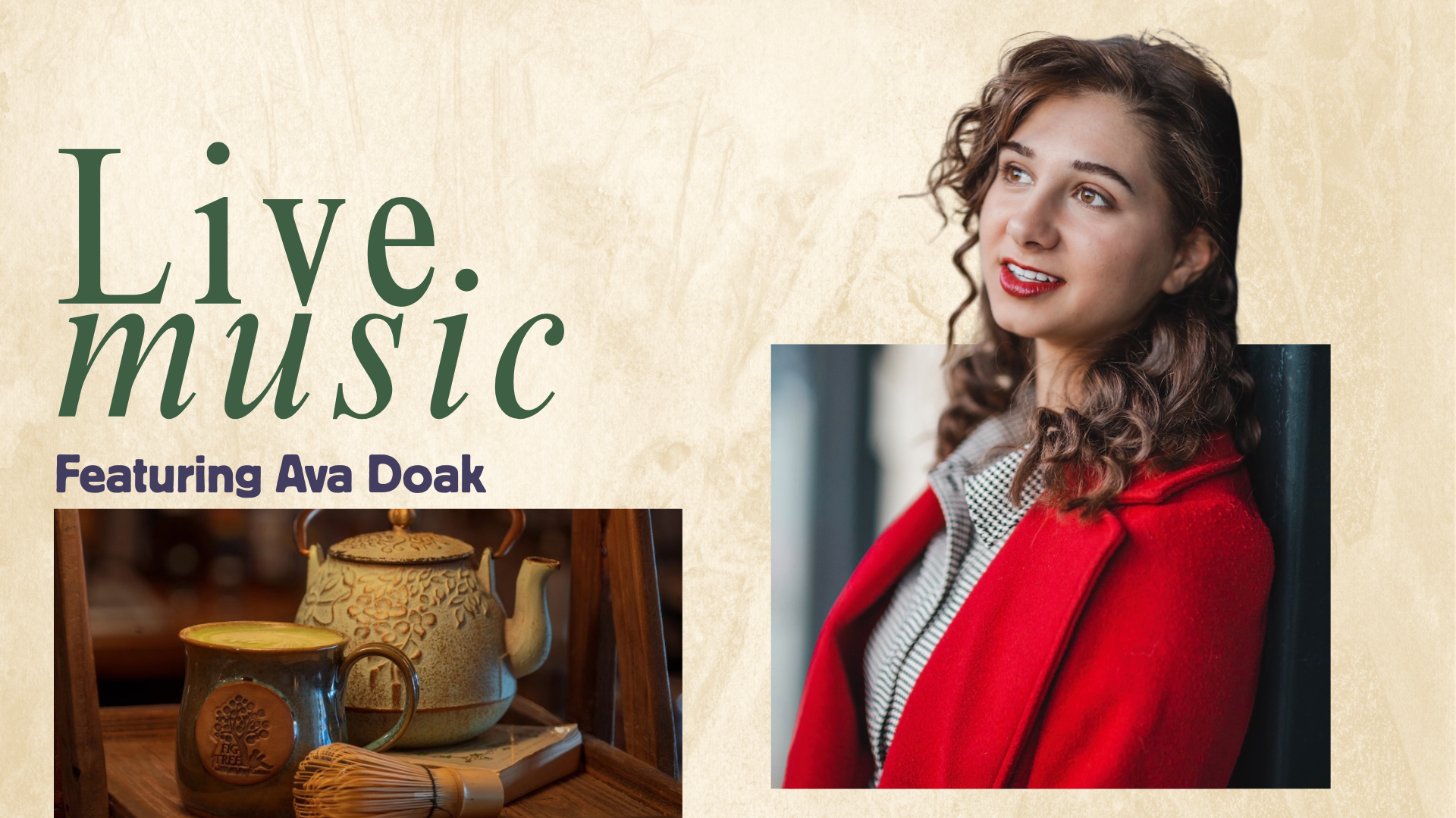 Live music featuring Ava Doak