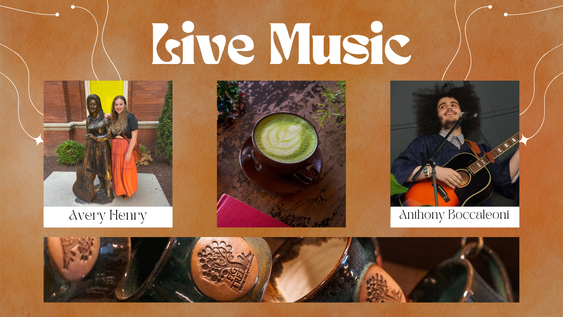 Live Music featuring Avery Henry; Anthony Boccaleoni