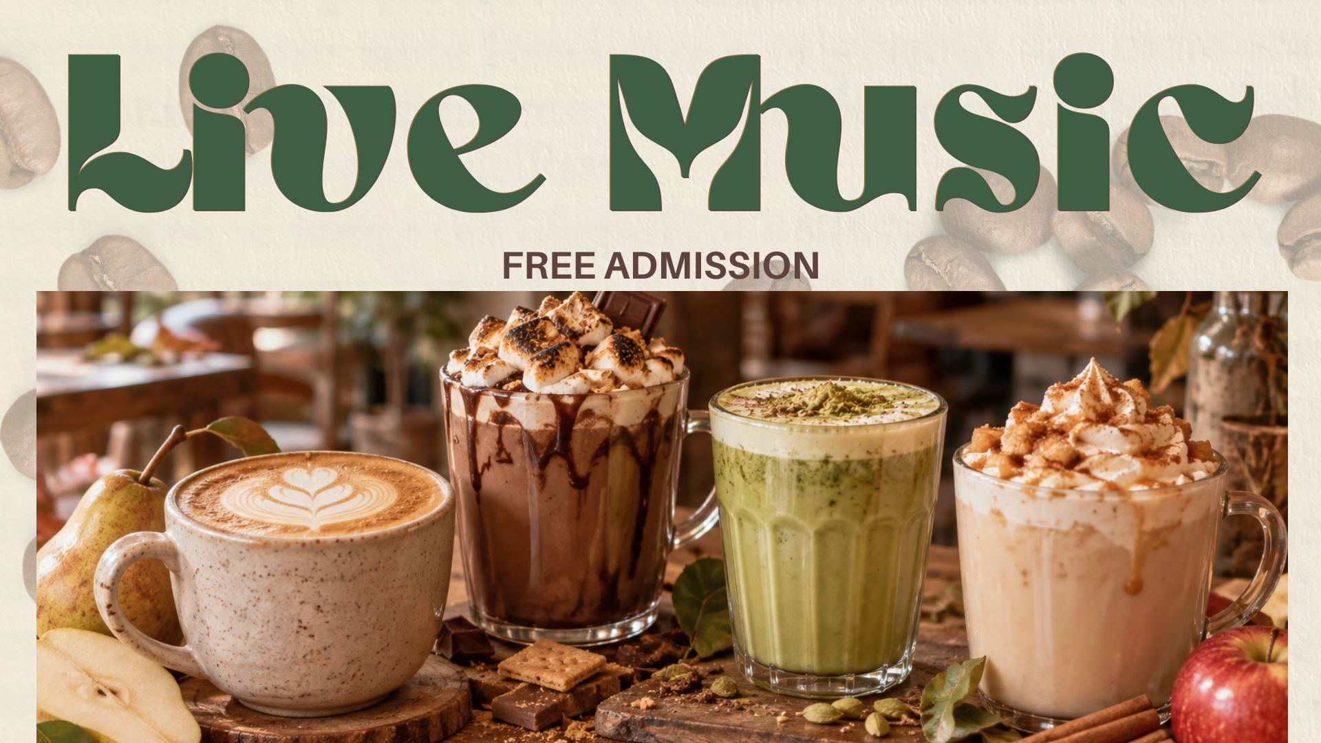 Live Music, free admission