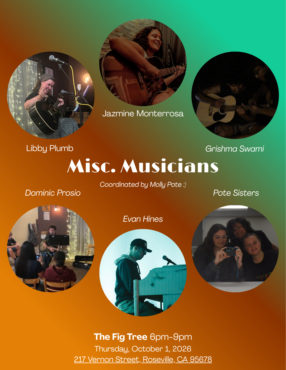Misc musicians coordinated by Molly Pote