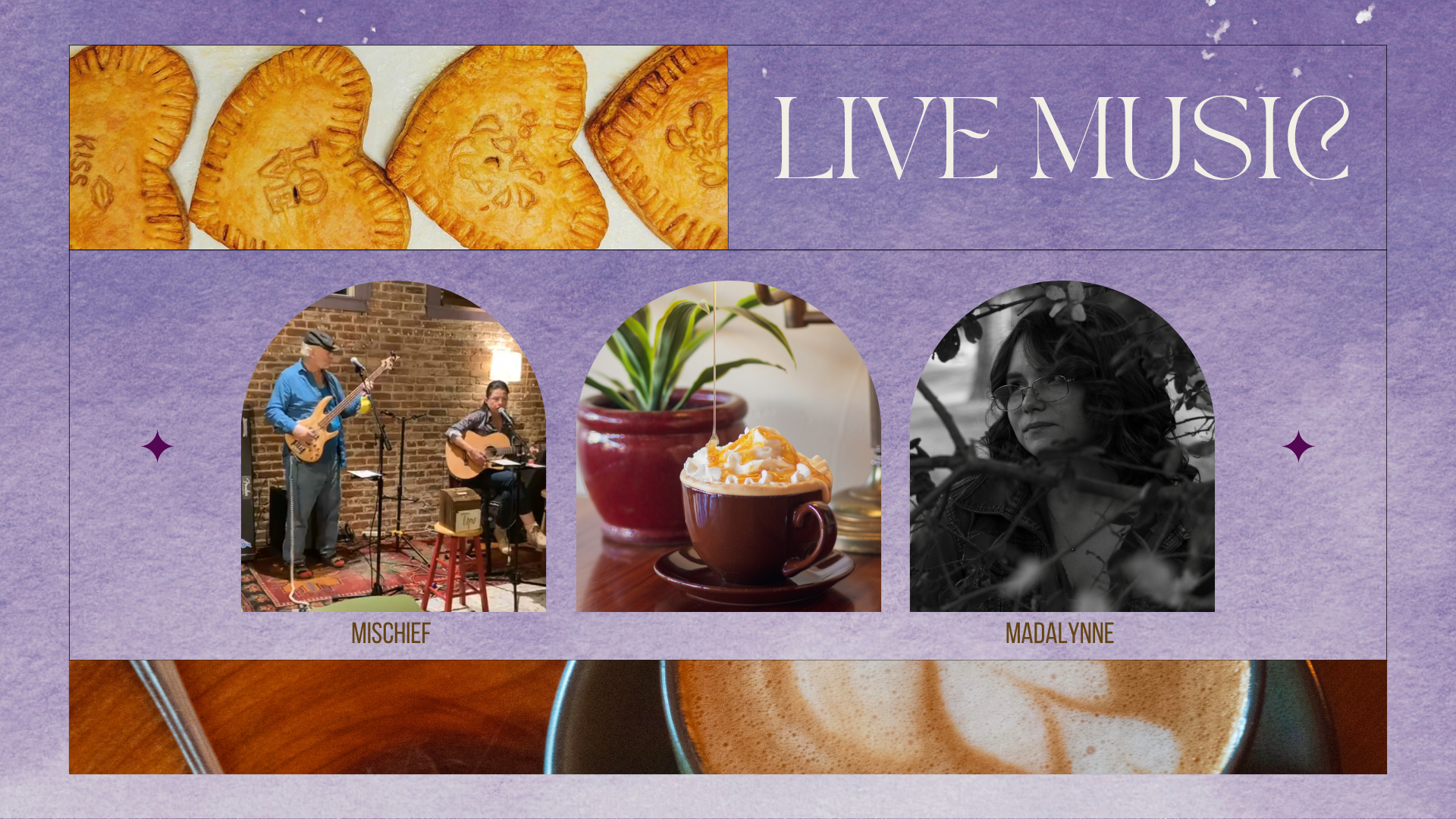 live music featuring Mischief; Madalynne
